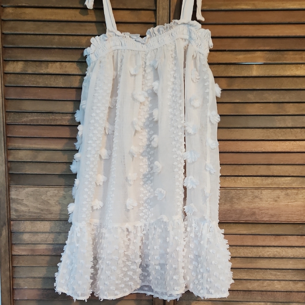 Vici Babydoll Dress Feminine Fairycore Light Whimsy Effortless Airy EUC